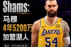Shams:马穆凯拉什维利4年5200万加盟湖人 最后一年为球员选项